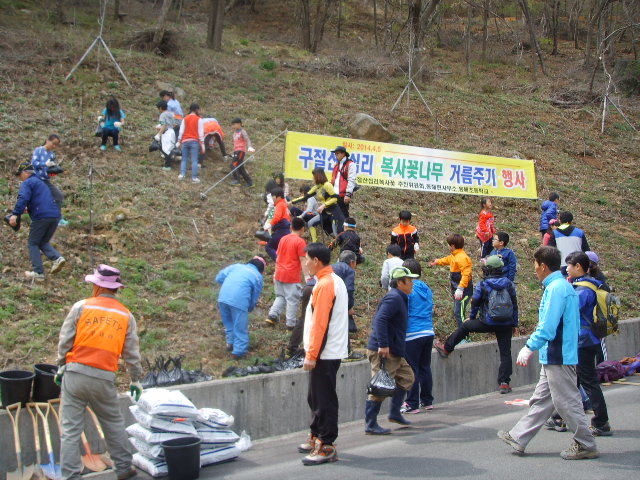 사본 -고성 동해면 구절산 복사꽃나무 거름주기 행사