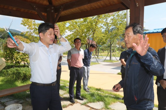 고성 대가저수지, 고성군 새로운 관광명소로 육성(대가저수지 현장방문) (1).JPG