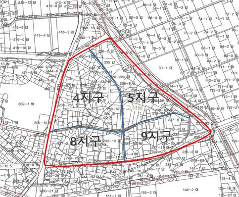 4-2 드론 활용 3D 모델링 지적재조사사업 추진-송학지구 위치도.jpg