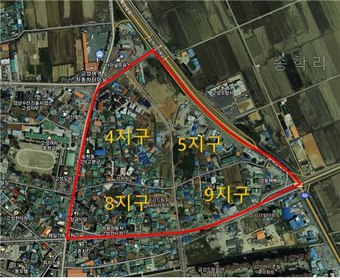 4-1 드론 활용 3D 모델링 지적재조사사업 추진-송학지구 항공사진.jpg